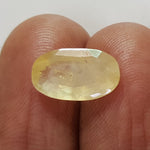 Load image into Gallery viewer, 3.96 Ratti Natural Yellow Sapphire with Govt Lab Certificate-(6771)
