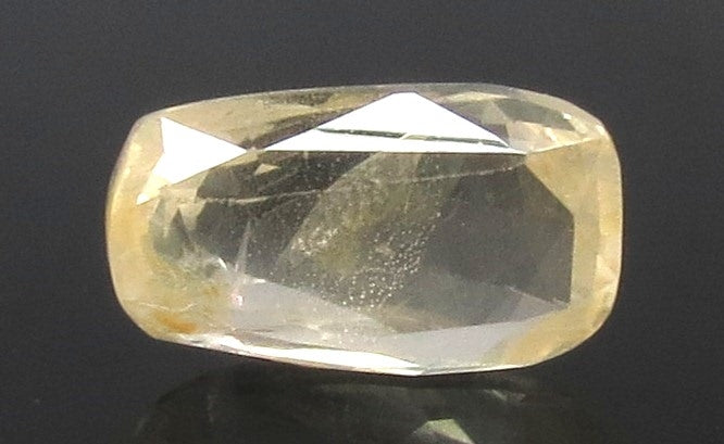 4.51/CT Natural Ceylonese Pukhraj Stone with Govt Lab Certificate-YELSA9U