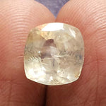 Load image into Gallery viewer, 4.84/CT Natural Yellow Sapphire with Govt Lab Certificate-YELSA9U
