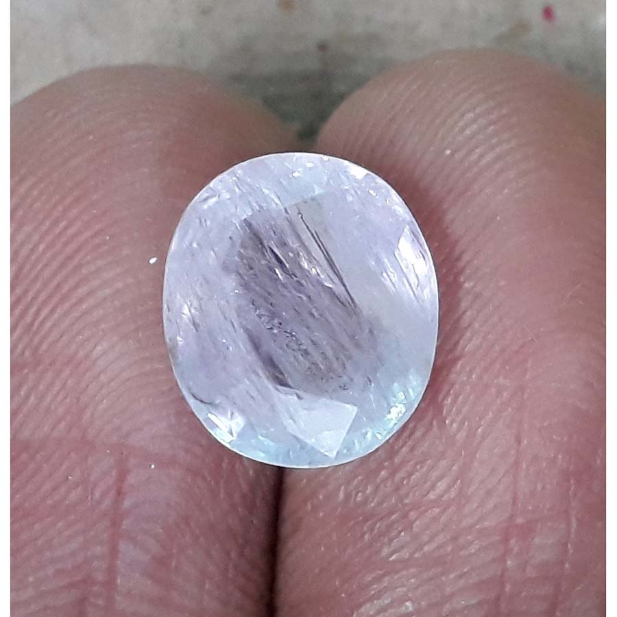 5.07 Ratti  Natural white sapphire with Govt Lab Certificate-(6771)