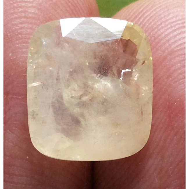 7.51 Ratti  yellow sapphire with Govt Lab Certificate-(4100)