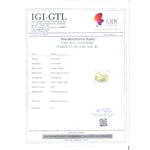 Load image into Gallery viewer, 3.60/CT Natural yellow sapphire with Govt Lab Certificate-YELSA9V

