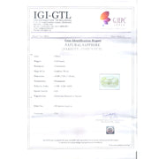 5.24/CT Natural yellow sapphire with Govt Lab Certificate-YELSA9V