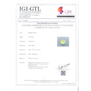 7.86 Ratti Natural yellow sapphire with Govt Lab Certificate