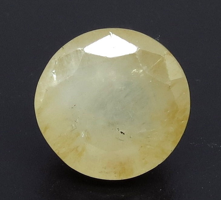 11.00/CT Natural Ceylonese Pukhraj with Govt Lab Certificate-4551