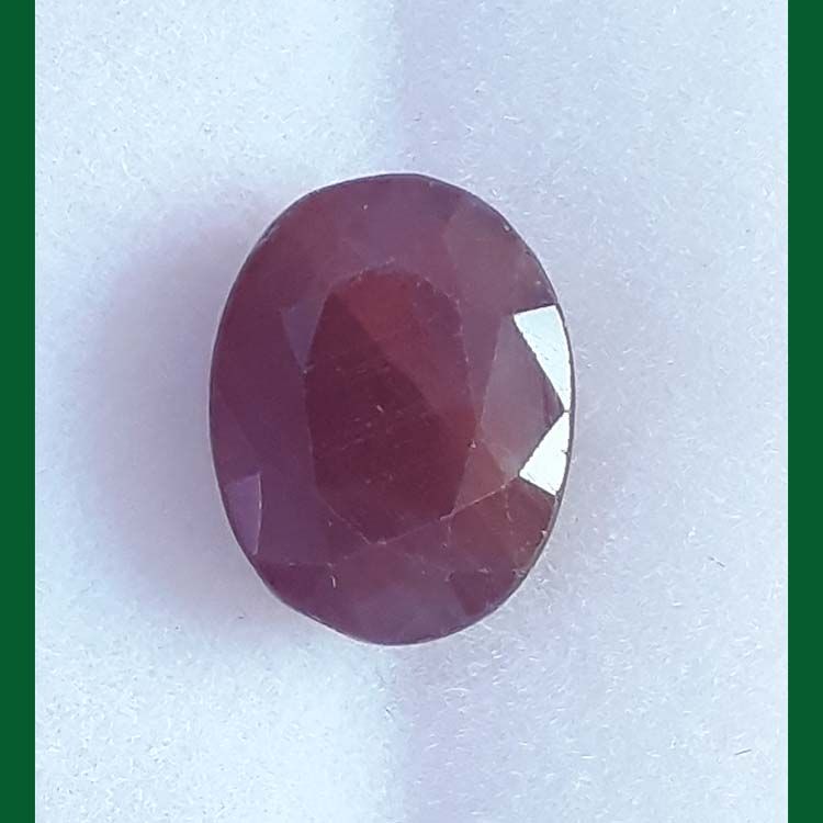 4.72 Ratti Natural new burma ruby with Govt. Lab Certificate-(3441)