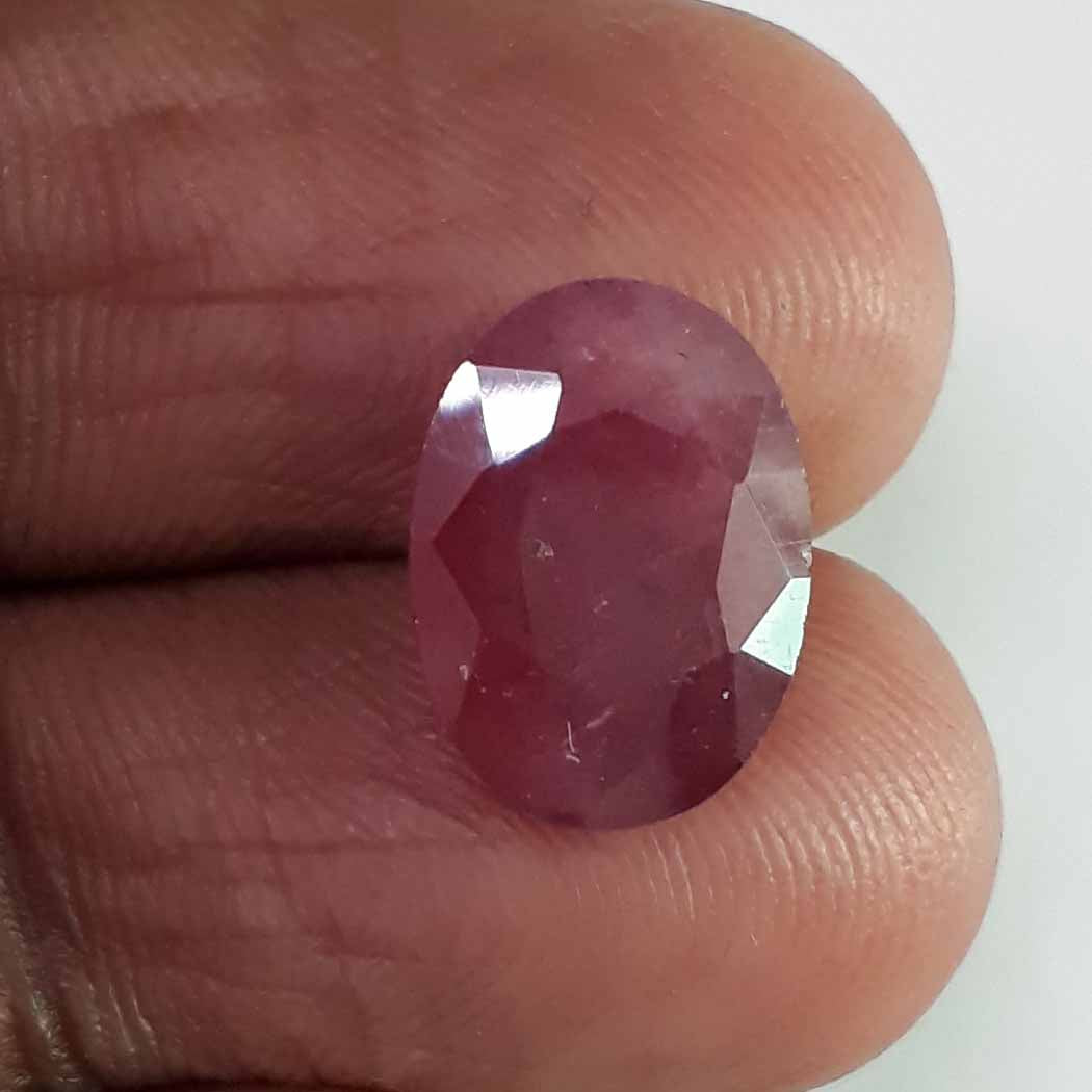 5.71 Ratti Natural New Burma ruby with Govt. Lab Certificate-(3441)