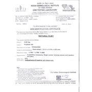 6.28 Ratti Natural Indian Ruby With Govt.Lab Certificate - (1100)