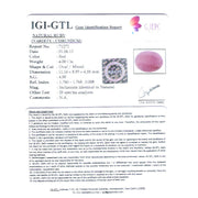 4.44 Ratti Natural New Burma Ruby with Govt. Lab Certificate-(5661)