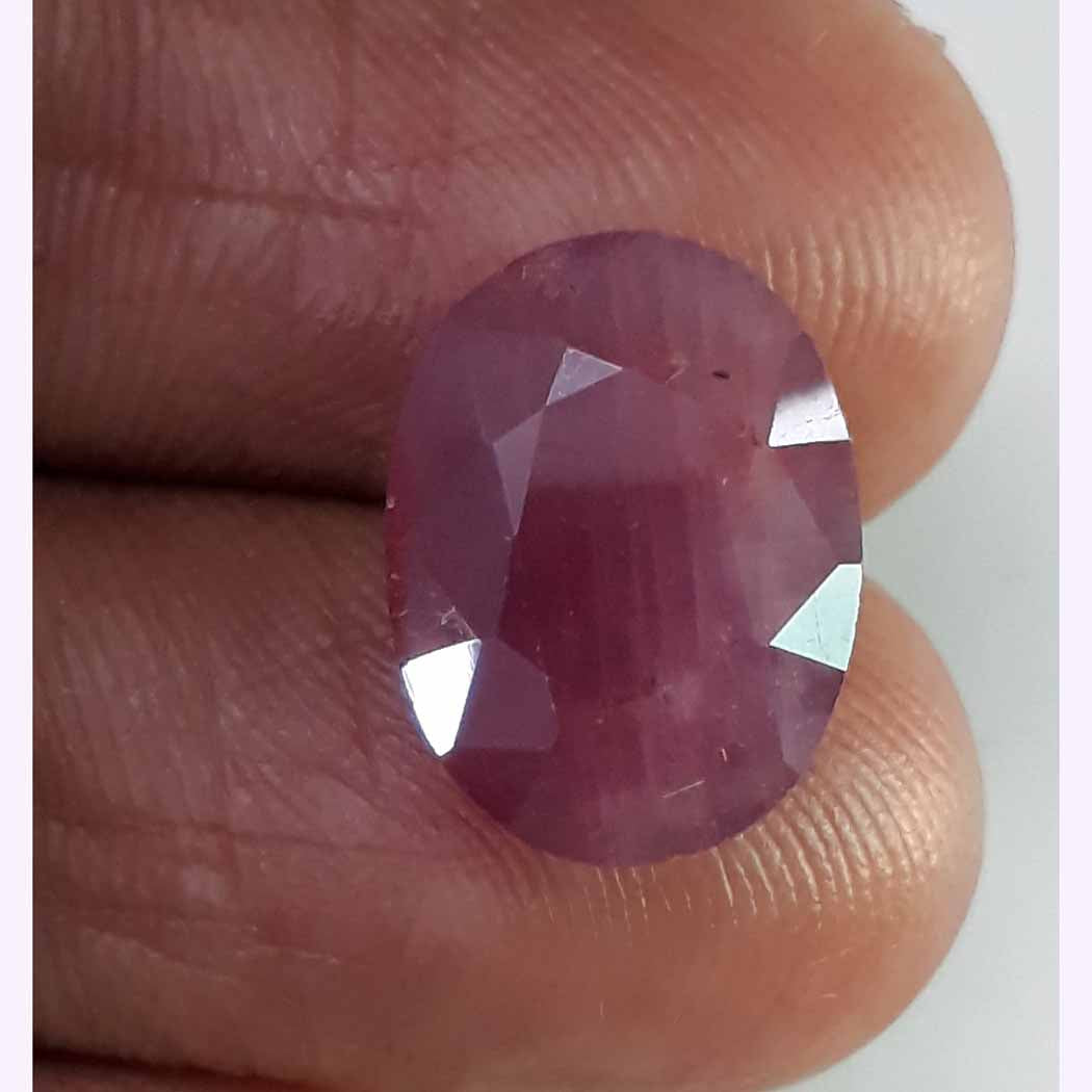 9.44 Ratti Natural New Burma Ruby with Govt Lab Certificate-(3441)
