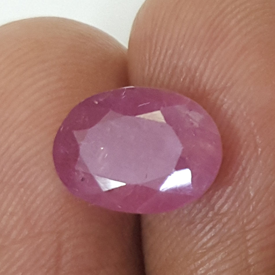 4.20/CT Natural Mozambique Ruby with Govt. Lab Certificate-RUBY9V