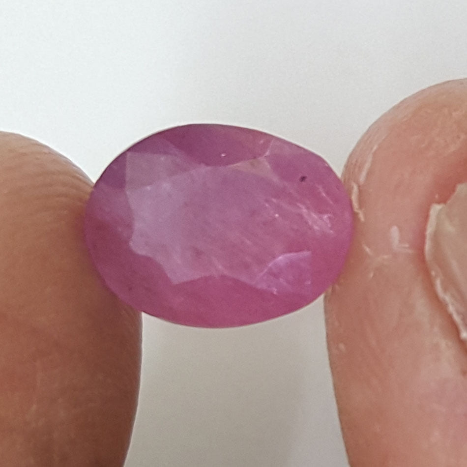 4.20/CT Natural Mozambique Ruby with Govt. Lab Certificate-RUBY9V