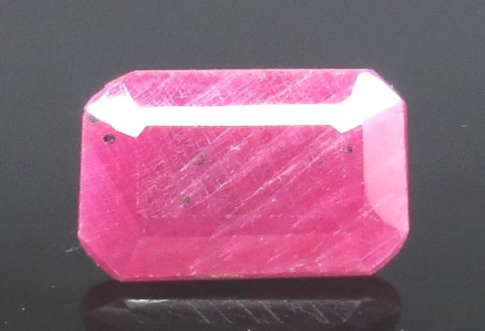 6.36 Ratti Natural new burma Ruby with Govt. Lab Certificate-(2331)