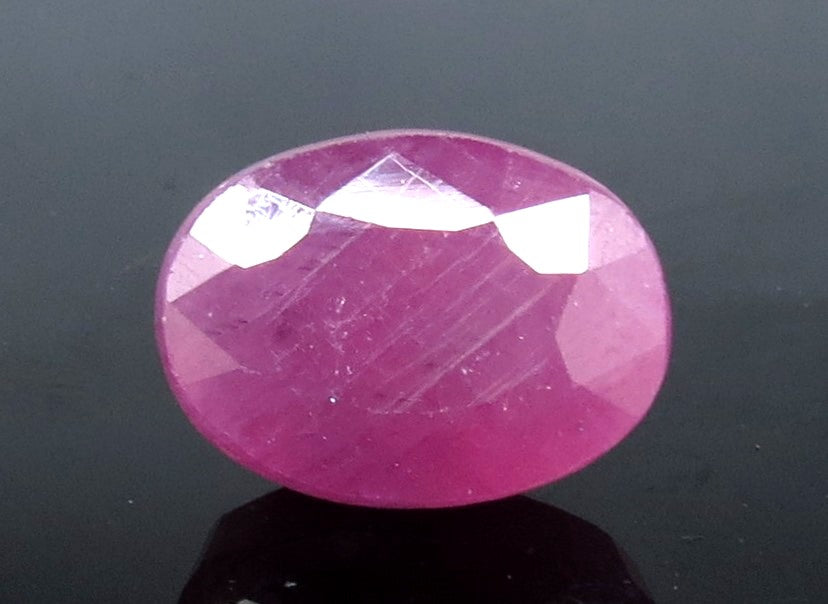 6.51 Ratti Natural New Burma Ruby with Govt. Lab Certificate-(4551)