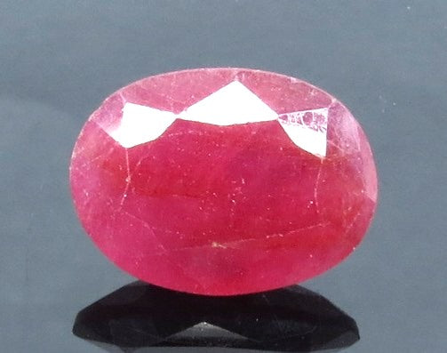 3.74/CT Natural Mozambique Ruby with Govt. Lab Certificate-12210