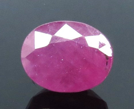 4.88/CT Natural Mozambique Ruby with Govt. Lab Certificate-(23310)