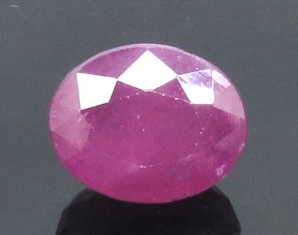 5.87/CT Natural Mozambique Ruby with Govt. Lab Certificate-(12210)