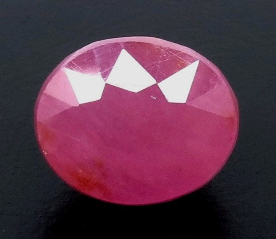 7.63/CT Natural Mozambique Ruby with Govt. Lab Certificate-RUBY9T