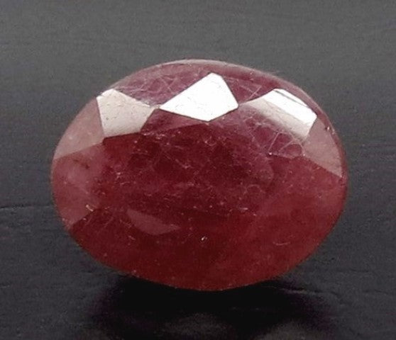 Native Ruby 8.42/CT Natural Indian Ruby with Govt. Lab Certificate (1221) | Gem ...