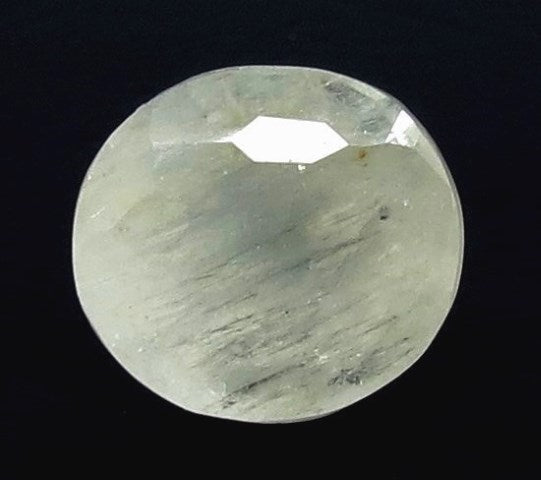 3.84/CT Natural White Sapphire with Govt Lab Certificate (4551)