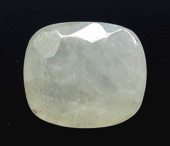 5.83/CT Natural White Sapphire with Govt Lab Certificate (4551)