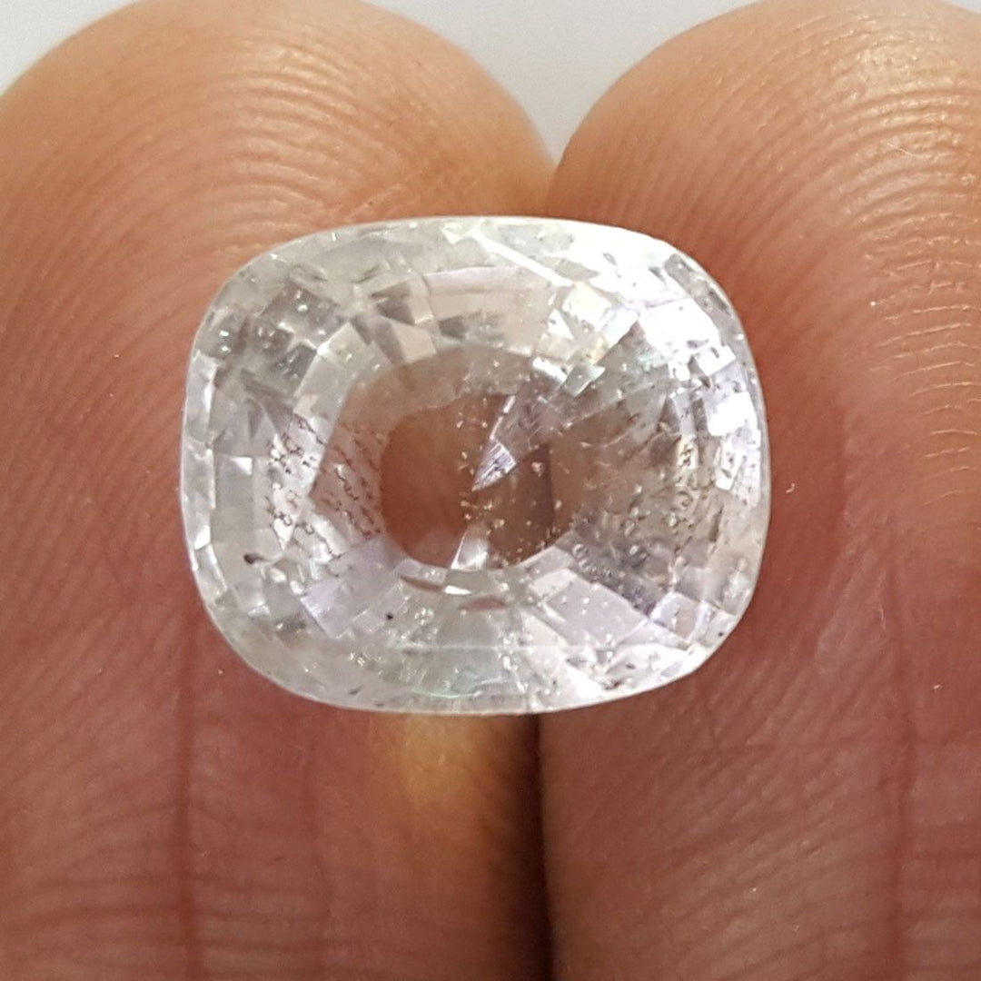 9.49 Ratti Natural White Topaz  with Govt Lab Certificate - (1665)