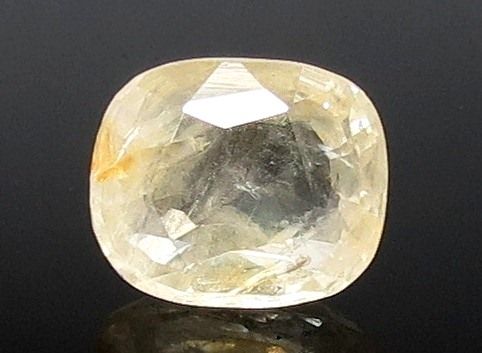 4.08 Ratti  yellow sapphire with Govt Lab Certificate-(6771)